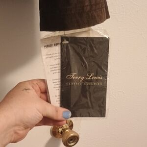 Jerry Lewis Classic Luxuries Brown Leather Jacket